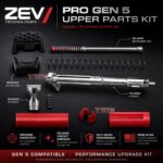 ZEV Technologies Glock Upper Slide Parts Kit PRO 9mm PK-UPPER-9-PRO-5G 17 19 19X 26 34 45 Gen 5 "NEWEST RELEASE WITH POLISHED STRIKER / PLUNGER"