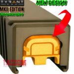 Tyrant Designs MKII VERSION SLIDE END PLATE  - GOLD For GLOCK GEN 5 - NEW DESIGN - Image 2