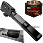 STEEL CITY ARSENAL LIMITED EDITION COLOR KIT - BATTLEWORN GREY - P40 WARHAWK SLIDE for GLOCK 17 GEN 3 - COLOR FILL SNARL - BLACK P40 BARREL - BATTLEWORN GREY TRIGGER - BILLET ALUMINUM BATTLEWORN GREY MAGWELL - Image 9
