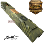 STEEL CITY ARSENAL LIMITED EDITION COLOR KIT - SHADOW GREEN CAMO - P40 WARHAWK SLIDE for GLOCK 17 GEN 3 - COLOR FILL SNARL - COPPER P40 BARREL - OD GREEN / COPPER TRIGGER - BILLET ALUMINUM OD GREEN MAGWELL - Image 7