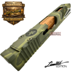 STEEL CITY ARSENAL LIMITED EDITION COLOR KIT - SHADOW GREEN CAMO - P40 WARHAWK SLIDE for GLOCK 17 GEN 3 - COLOR FILL SNARL - COPPER P40 BARREL - OD GREEN / COPPER TRIGGER - BILLET ALUMINUM OD GREEN MAGWELL - Image 8
