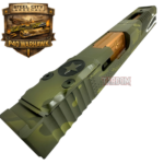 STEEL CITY ARSENAL "DEMO" LIMITED EDITION COLOR KIT - SHADOW GREEN CAMO - P40 WARHAWK "EXTENDED + PORTED" SLIDE for GLOCK 19 GEN 3 - COLOR FILL SNARL - COPPER P40 BARREL - GREEN / COPPER TRIGGER - BILLET ALUMINUM GREEN MAGWELL - Image 9