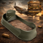 STEEL CITY ARSENAL "DEMO" LIMITED EDITION COLOR KIT - SHADOW GREEN CAMO - P40 WARHAWK "EXTENDED + PORTED" SLIDE for GLOCK 19 GEN 3 - COLOR FILL SNARL - COPPER P40 BARREL - GREEN / COPPER TRIGGER - BILLET ALUMINUM GREEN MAGWELL - Image 11