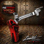 STEEL CITY ARSENAL LIMITED EDITION COLOR KIT - BATTLEWORN RED - P40 WARHAWK SLIDE for GLOCK 17 GEN 3 - COLOR FILL SNARL - BLACK P40 BARREL - BATTLEWORN RED TRIGGER - BILLET ALUMINUM BATTLEWORN RED MAGWELL - Image 3