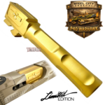 STEEL CITY ARSENAL LIMITED EDITION COLOR KIT - SHADOW TAN CAMO - P40 WARHAWK SLIDE for GLOCK 19 GEN 3 - COLOR FILL SNARL - GOLD P40 BARREL - FDE / GOLD TRIGGER - BILLET ALUMINUM FDE MAGWELL - Image 5