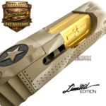 STEEL CITY ARSENAL LIMITED EDITION COLOR KIT - SHADOW TAN CAMO - P40 WARHAWK SLIDE for GLOCK 19 GEN 3 - COLOR FILL SNARL - GOLD P40 BARREL - FDE / GOLD TRIGGER - BILLET ALUMINUM FDE MAGWELL - Image 7
