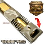 STEEL CITY ARSENAL LIMITED EDITION COLOR KIT - SHADOW TAN CAMO - P40 WARHAWK "EXTENDED + PORTED" SLIDE for GLOCK 19 GEN 3 - COLOR FILL SNARL - GOLD P40 BARREL - FDE / GOLD TRIGGER - BILLET ALUMINUM FDE MAGWELL - Image 9