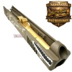 STEEL CITY ARSENAL LIMITED EDITION COLOR KIT - SHADOW TAN CAMO - P40 WARHAWK "EXTENDED + PORTED" SLIDE for GLOCK 19 GEN 3 - COLOR FILL SNARL - GOLD P40 BARREL - FDE / GOLD TRIGGER - BILLET ALUMINUM FDE MAGWELL - Image 15