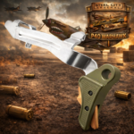 STEEL CITY ARSENAL "DEMO" LIMITED EDITION COLOR KIT - SHADOW GREEN CAMO - P40 WARHAWK "EXTENDED + PORTED" SLIDE for GLOCK 19 GEN 3 - COLOR FILL SNARL - COPPER P40 BARREL - GREEN / COPPER TRIGGER - BILLET ALUMINUM GREEN MAGWELL - Image 6