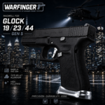 WARFINGER by Ranger Proof for GLOCK 19 / 23 / 44 ENHANCED POLISHED BILLET ALUMINUM MAGWELL + VEX F3 ADJUSTABLE TRIGGER – FITS GEN 5 OEM FACTORY FRAMES - Image 2