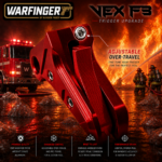 WARFINGER by Ranger Proof for GLOCK 19 / 23 / 44 ENHANCED ANODIZED RED BILLET ALUMINUM MAGWELL + VEX F3 ADJUSTABLE TRIGGER – FITS GEN 5 OEM FACTORY FRAMES - Image 3