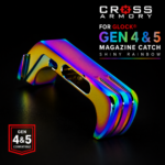 Cross Armory for GLOCK Gen 4 - 5 Extended magazine release SHINY RAINBOW 17 19 22 23 26 27 31 32 33 34 35 37 38 39 - Image 4
