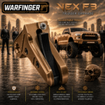 WARFINGER by RANGER PROOF / JOHNNY GLOCK COLLABORATION VEX F3 BURNT BRONZE ADJUSTABLE VERSION TRIGGER for GLOCK GEN 1 2 3 4 5 - 17 19 19X 20 21 22 23 24 26 27 31 32 33 34 35 37 36 38 39 43 43x 45 48 - Image 2
