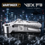 WARFINGER by RANGER PROOF / JOHNNY GLOCK COLLABORATION VEX F3 POLISHED SILVER BILLET ADJUSTABLE VERSION TRIGGER for GLOCK GEN 1 2 3 4 5 - 17 19 19X 20 21 22 23 24 26 27 31 32 33 34 35 37 36 38 39 43 43x 45 48 - Image 3