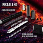 AGGRESSIVE ARMS "THE ANSWER" COMPLETE RMR CUT Slide - Barrel - Upper Parts INSTALLED - for GLOCK 19 GEN 3 - BLACK - Image 3