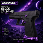 WARFINGER by Ranger Proof for GLOCK 17 / 34 / 45 ENHANCED PURPLE BILLET ALUMINUM MAGWELL – FITS GEN 5 OEM FACTORY FRAMES - Image 5
