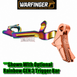 WARFINGER by RANGER PROOF / JOHNNY GLOCK COLLABORATION VEX F3  "COPPER ROSE GOLD "ADJUSTABLE VERSION" TRIGGER for GLOCK GEN 1 2 3 4 5 - 17 19 19X 20 21 22 23 24 26 27 31 32 33 34 35 37 36 38 39 43 43x 45 48 - Image 8