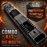 STEEL CITY ARSENAL LIMITED EDITION COLOR KIT - BATTLEWORN GREY - P40 WARHAWK "EXTENDED + PORTED" SLIDE for GLOCK 19 GEN 3 - COLOR FILL SNARL - P40 BARREL - MATCHING TRIGGER - BILLET ALUMINUM MAGWELL - Image 4
