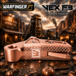 WARFINGER by Ranger Proof for GLOCK 17 / 34 / 45 ENHANCED COPPER ROSE GOLD BILLET ALUMINUM MAGWELL + VEX F3 ADJUSTABLE TRIGGER – FITS GEN 5 OEM FACTORY FRAMES - Image 4