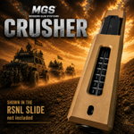 MGS "THE CRUSHER" MATCH FLUTED BARREL for GLOCK 19 GEN 1-5 - STAINLESS STEEL - BLACK DLC - UNIQUE SAWTOOTH TREAD PATTERN - Image 3