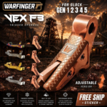 WARFINGER by Ranger Proof for GLOCK 17 / 34 / 45 ENHANCED COPPER ROSE GOLD BILLET ALUMINUM MAGWELL + VEX F3 ADJUSTABLE TRIGGER – FITS GEN 5 OEM FACTORY FRAMES - Image 7
