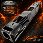 STEEL CITY ARSENAL LIMITED EDITION COLOR KIT - BATTLEWORN GREY - P40 WARHAWK "EXTENDED + PORTED" SLIDE for GLOCK 19 GEN 3 - COLOR FILL SNARL - P40 BARREL - MATCHING TRIGGER - BILLET ALUMINUM MAGWELL - Image 2