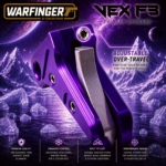 WARFINGER by RANGER PROOF / JOHNNY GLOCK COLLABORATION VEX F3  "PURPLE "ADJUSTABLE VERSION" TRIGGER for GLOCK GEN 1 2 3 4 5 - 17 19 19X 20 21 22 23 24 26 27 31 32 33 34 35 37 36 38 39 43 43x 45 48 - Image 2