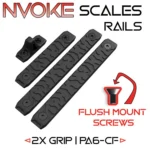 NVOKE For GLOCK GEN 4 - 5 - 7075 ALUMINUM MAGAZINE CATCH RELEASE - CONTOURED SLIM - BLACK - Image 6