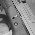 NVOKE For GLOCK GEN 1 2 3 4 5 EXTENDED "V-CUT" PATTERN SLIDE LOCK TAKE DOWN - 316 STAINLESS - SILVER - Image 4