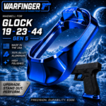 WARFINGER by Ranger Proof for GLOCK 19 / 23 / 44 ENHANCED BLUE BILLET ALUMINUM MAGWELL + VEX F3 ADJUSTABLE TRIGGER – FITS GEN 5 OEM FACTORY FRAMES - Image 4