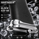 WARFINGER by Ranger Proof for GLOCK 43X/48 ENHANCED POLISHED "CHROME LIKE" BILLET SILVER ALUMINUM MAGWELL – FITS FACTORY FRAMES - Image 4