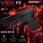 WARFINGER by Ranger Proof for GLOCK 43X/48 ENHANCED RED BILLET ALUMINUM MAGWELL + VEX F3 ADJUSTABLE TRIGGER – FITS OEM FACTORY FRAMES - Image 2