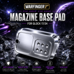 WARFINGER for Glock 17 34 19X 45 Billet 6061 POLISHED Aluminum Grip Extension Magazine Plate Pad +5/+6 round - Image 4
