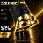 WARFINGER by Ranger Proof for GLOCK 43X/48 ENHANCED GOLD BILLET ALUMINUM MAGWELL + VEX F3 ADJUSTABLE TRIGGER – FITS OEM FACTORY FRAMES - Image 4