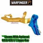 WARFINGER by RANGER PROOF / JOHNNY GLOCK COLLABORATION VEX F3  "SKY AQUA BLUE "ADJUSTABLE VERSION" TRIGGER for GLOCK GEN 1 2 3 4 5 - 17 19 19X 20 21 22 23 24 26 27 31 32 33 34 35 37 36 38 39 43 43x 45 48 - Image 7