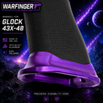 WARFINGER by Ranger Proof for GLOCK 43X/48 ENHANCED PURPLE BILLET ALUMINUM MAGWELL + VEX F3 ADJUSTABLE TRIGGER – FITS OEM FACTORY FRAMES - Image 4