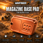 WARFINGER for Glock 17 34 19X 45 Billet 6061 COPPER Aluminum Grip Extension Magazine Plate Pad +5/+6 round - Image 3