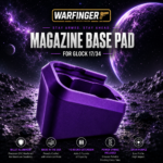 WARFINGER for Glock 17 34 19X 45 Billet 6061 Aluminum ANODIZED PURPLE Grip Extension Magazine Plate Pad +5/+6 round - Image 3