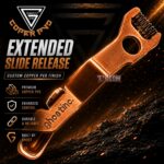 GHOST INC for GLOCK 43 43X 48 COPPER PVD EXTENDED SLIDE RELEASE CATCH - Image 3
