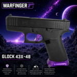 WARFINGER by Ranger Proof for GLOCK 43X/48 ENHANCED PURPLE BILLET ALUMINUM MAGWELL + VEX F3 ADJUSTABLE TRIGGER – FITS OEM FACTORY FRAMES - Image 2