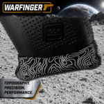 WARFINGER by Ranger Proof for GLOCK 43x - 48 BLACK TOPOGRAPHY BILLET ALUMINUM MAGWELL – FITS GEN 5 OEM FACTORY FRAMES - Image 4