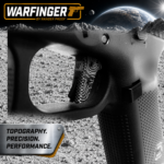 WARFINGER by RANGER PROOF / JOHNNY GLOCK COLLABORATION VEX F3  "BLACK TOPOGRAPHY "ADJUSTABLE VERSION" TRIGGER for GLOCK GEN 1 2 3 4 5 - 17 19 19X 20 21 22 23 24 26 27 31 32 33 34 35 37 36 38 39 43 43x 45 48 - Image 2
