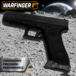 WARFINGER by Ranger Proof for GLOCK 19 / 23 / 44 BLACK TOPOGRAPHY BILLET ALUMINUM MAGWELL – FITS GEN 5 OEM FACTORY FRAMES - Image 3
