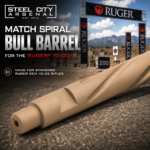 Steel City Arsenal MATCH Spiral Fluted BULL Barrel for the 10/22 - Threaded - MAGPUL FDE - Image 5