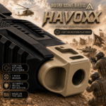 AGGRESSIVE ARMS HAVOXX 7 PORT COMPENSATOR FOR SIG P365 FDE TAN - RECOIL REDUCTION - 1/2X28 TPI - Image 2