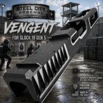 STEEL CITY ARSENAL VENGENT - FLUTED - GRAPHITE BLACK with CUSTOM POLISHED EDGES - SLIDE - MATCHING TRIGGER  & RMR COVER PLATE FOR GLOCK 19 GEN 3 - Image 6