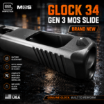 GLOCK OEM FACTORY NEW IN THE BOX - 34 - GEN 3 - MOS OPTIC READY SLIDE - WITH ALL FACTORY PARTS AND SIGHT INSTALLED - Image 4
