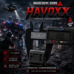 AGGRESSIVE ARMS HAVOXX 7 PORT COMPENSATOR FOR SIG P365 BLACK - RECOIL REDUCTION - 1/2X28 TPI - Image 6