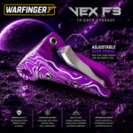 WARFINGER by RANGER PROOF / JOHNNY GLOCK COLLABORATION VEX F3  PURPLE TOPOGRAPHY ADJUSTABLE VERSION TRIGGER for GLOCK GEN 1 2 3 4 5 6 - 17 19 19X 20 21 22 23 24 26 27 31 32 33 34 35 37 36 38 39 43 43x 45 48 - Image 2