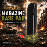 STEEL CITY ARSENAL LIMITED EDITION +5/+6 ROUND MAGAZINE EXTENSION IN SHADOW GREEN CAMO BASE PAD FOR GLOCK 17 34 - Image 4